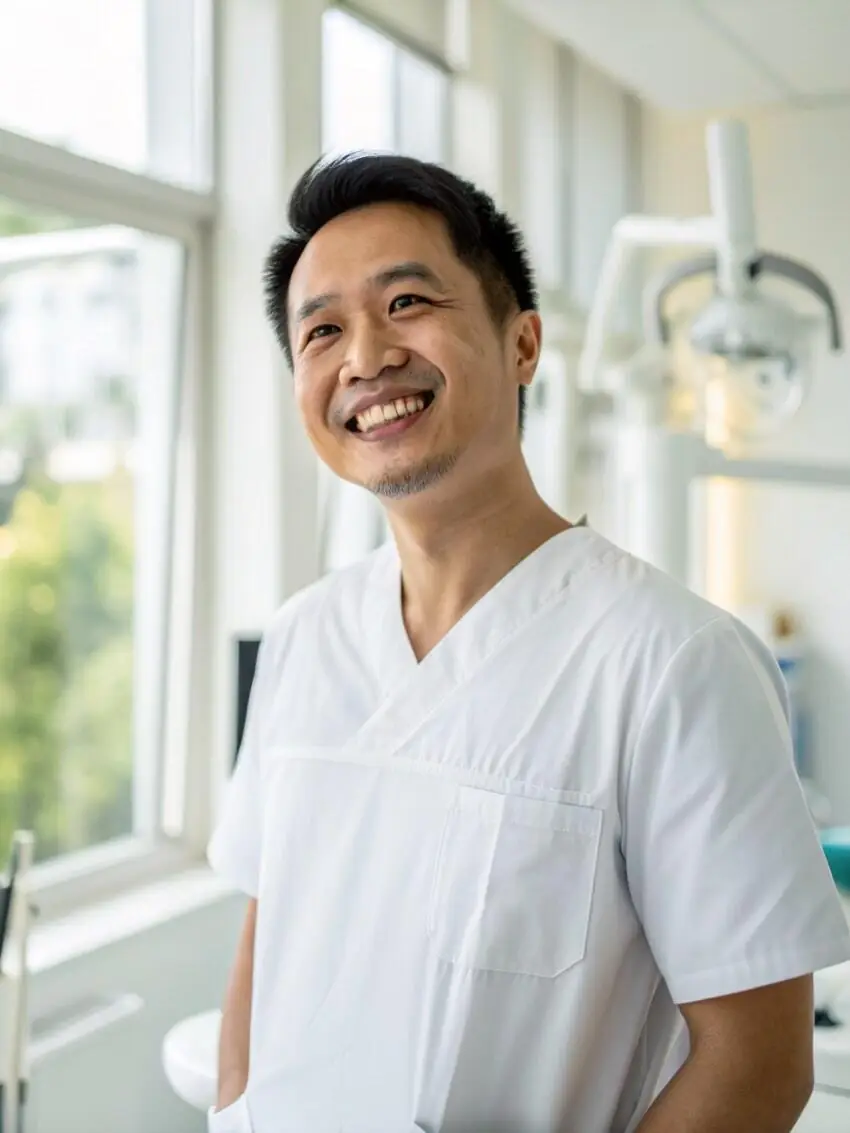 A dentist