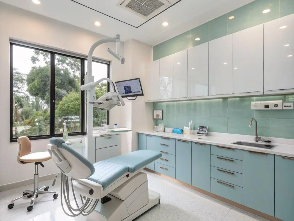 A treatment room checked against the sterilisation and equipment sections of the audit