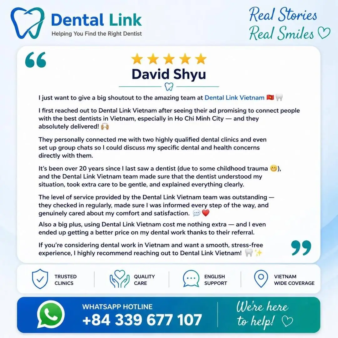 Dental Link card: the published review from David Shyu